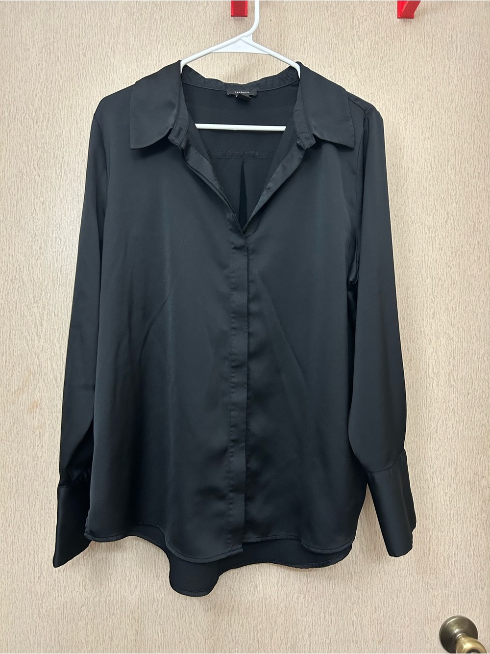 Halogen - Black Button Blouse - Size XXL